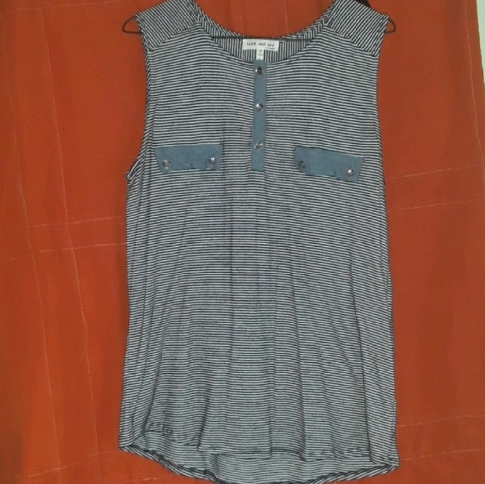 Faith and Joy Size Large sleeveless top